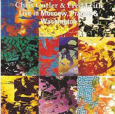 CUTLER/ FRITH-LIVE IN MOSCOW, PRAGUE & WASHINGTON CD VG