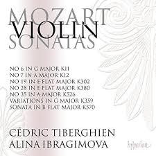MOZART-VIOLIN SONATAS IBRAGIMOVA & TIBERGHIEN CD *NEW*