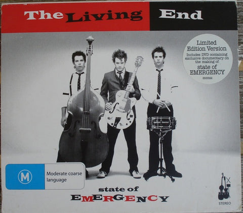 LIVING END THE-STATE OF EMERGENCY CD+DVD VG
