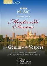 MONTEVERDI IN MANTUA-THE SIXTEEN DVD *NEW*