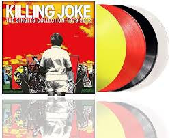 KILLING JOKE-THE SINGLES COLLECTION 1979-2012 RED/ YELLOW/ BLACK/ CLEAR VINYL 4LP *NEW*
