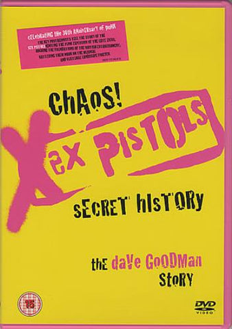 SEX PISTOLS-CHAOS! SECRET HISTORY THE DAVE GOODMAN STORY DVD VG