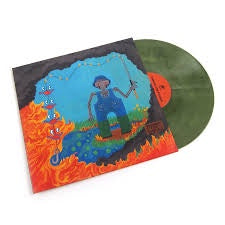 KING GIZZARD & THE LIZARD WIZARD-FISHING FOR FISHIES GREEN VINYL LP EX COVER VG+
