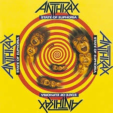 ANTHRAX-STATE OF EUPHORIA LP NM COVER VG+