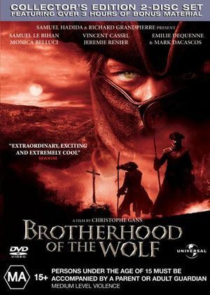 BROTHERHOOD OF THE WOLF 2DVD VG