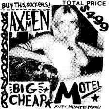 AXEMEN-BIG CHEAP MOTEL LP VG COVER VG+