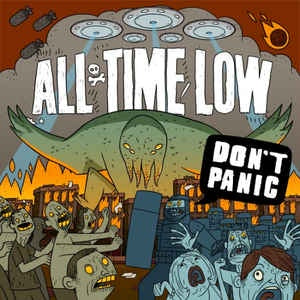 ALL TIME LOW-DON'T PANIC CD VG