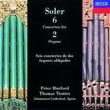 SOLER-6 CONCERTOS FOR 2 ORGANS CD VG