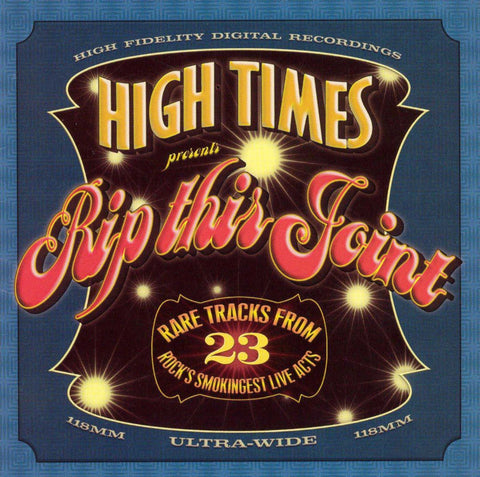 HIGH TIMES PRESENTS RIP THIS JOINT-VARIOUS ARTISTS 2CD VG
