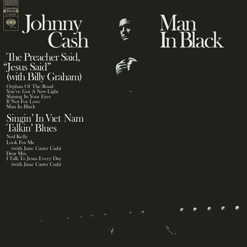 CASH JOHNNY-MAN IN BLACK CLEAR VINYL LP *NEW*