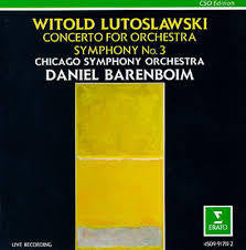 LUTOSLAWSKI WITOLD-CONCERTO FOR ORCH SYMPH NO 3 CD VG