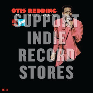 REDDING OTIS-LIVE IN EUROPE RED VINYL LP *NEW*