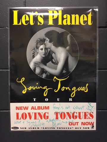 LET'S PLANET AUTOGRAPHED POSTER LAMINATED