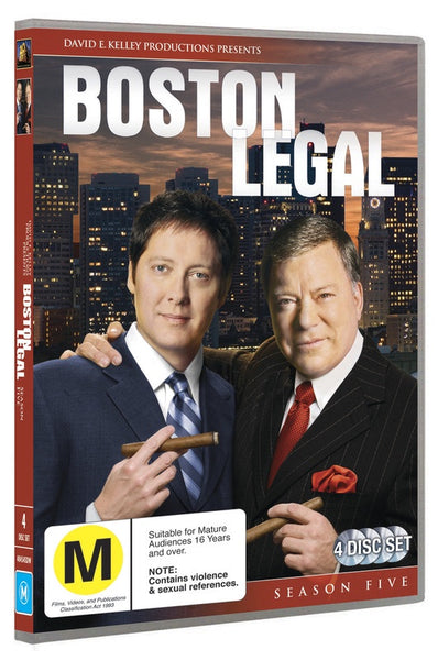 BOSTON LEGAL- SEASON 5 DVD NM