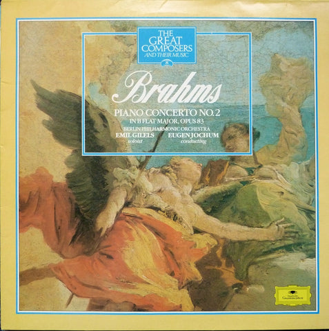 BRAHMS-PIANO CONCERT NO 2 CD VG
