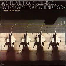 PEPPER KLEMMER GRIFFIN HENDERSON-BALLADS BY FOUR LP VG  VGPLUS