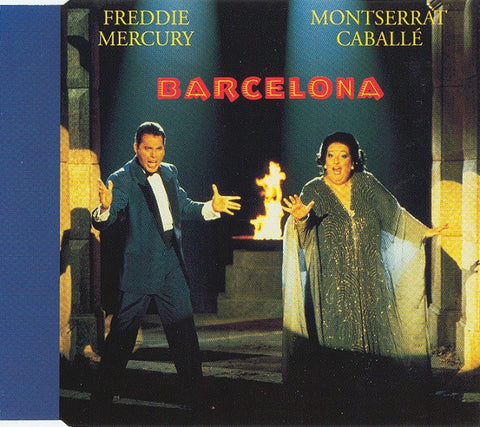 MERCURY FREDDIE & MONTSERRAT CABALLE-BARCELONA CD SINGLE VG
