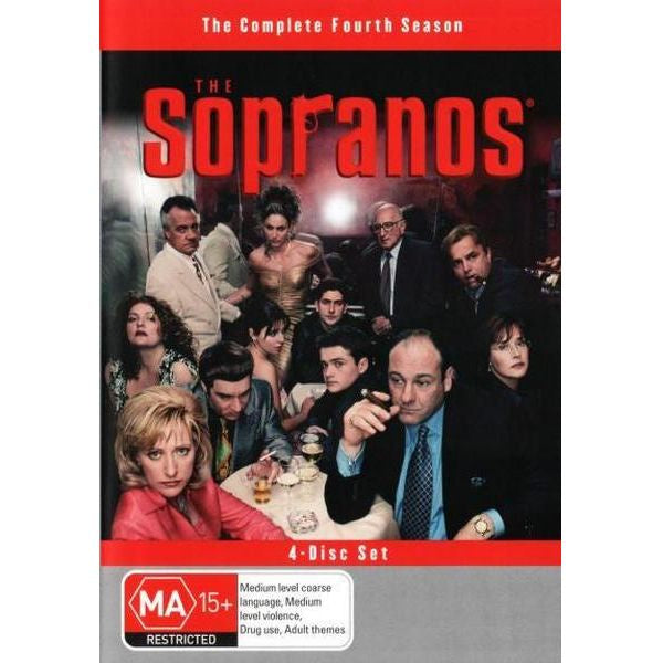SOPRANOS-SEASON FOUR 4DVD VG