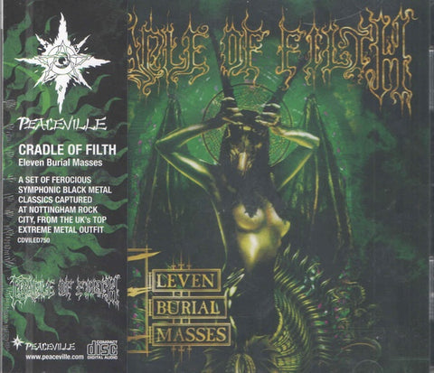 CRADLE OF FILTH-ELEVEN BURIAL MASSES CD *NEW*