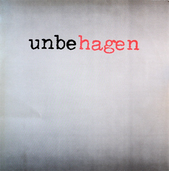 HAGEN NINA BAND-UNBEHAGEN CD VG