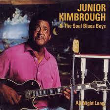 KIMBROUGH JUNIOR-ALL NIGHT LONG BLUE MARBLED VINYL LP NM COVER VG+