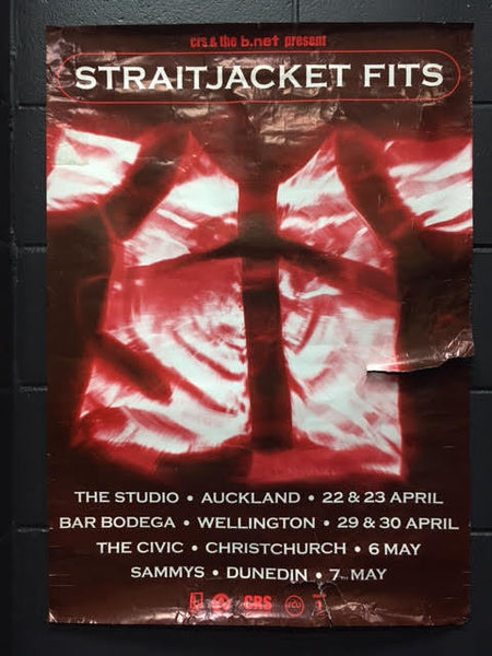 STRAITJACKET FITS ORIGINAL NZ REUNION TOUR 2005 POSTER