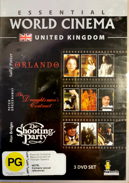 ORLANDO, DRAFT MANS CONTRACT THE, SHOOTING PARTY THE-3DVD VG