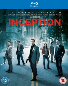 INCEPTION 2x BLURAY & 2x DVD VG+