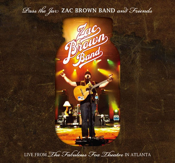 BROWN ZAC BAND & FRIENDS-PASS THE JAR 2CD + DVD VG