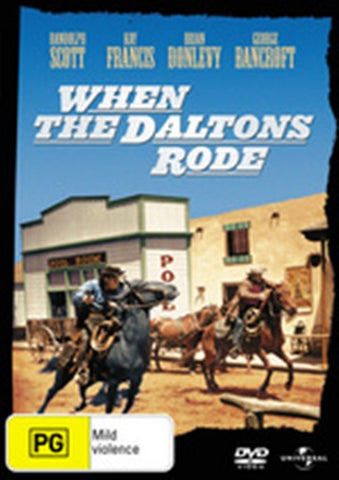 WHEN THE DALTONS RODE DVD