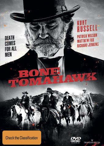BONE TOMAHAWK DVD VG+