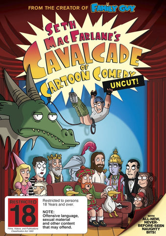 CAVALCADE OF CARTOON COMEDY DVD VG