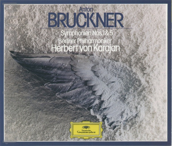 BRUCKNER-SYMPHONIEN 1 & 5 VON KARAJAN 2 CD VG