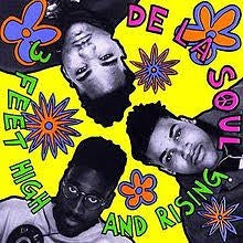 DE LA SOUL-3 FEET HIGH AND RISING 2LP EX COVER VG+