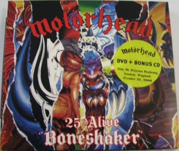 MOTORHEAD-25 & ALIVE - BONESHAKER DVD + CD *NEW*