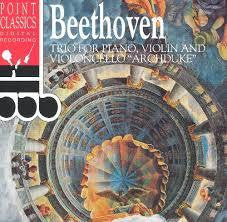 BEETHOVEN - TRIO FOR PIANO VIOLIN AND VIOLONCELLO CD VG