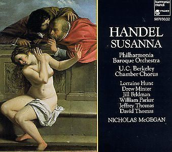 HANDEL - SUSANNA NICHOLAS MCGEGAN 3CD VG