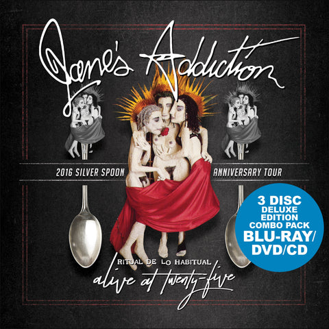 JANE'S ADDICITON-ALIVE AT 25: RITUAL DE LO HABITUAL CD+DVD+BLU RAY *NEW*