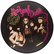 NEW YORK DOLLS-LIVE AT RADIO LUXEMBOURG, PARIS 1973 PICTURE DISC LP NM