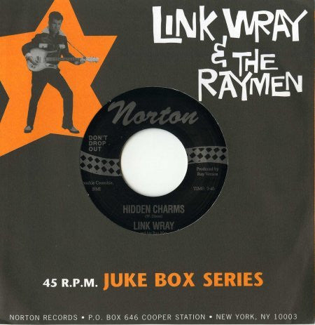 WRAY LINK AND THE RAYMEN-HIDDEN CHARMS 7" *NEW*
