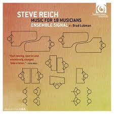 REICH STEVE-MUSIC FOR 18 MUSICIANS CD *NEW*