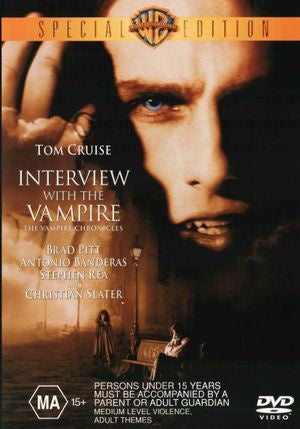 INTERVIEW WITH THE VAMPIRE 1994 REGION 2 DVD VG+