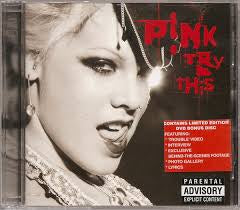 PINK-TRY THIS CD+DVD *NEW*