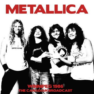 METALLICA-WINNIPEG 1986 THE CANADIAN BROADCAST 2LP *NEW*