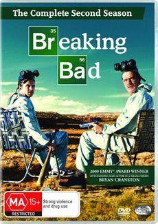 BREAKING BAD THE COMPLETE SECOND SEASON 4DVD VG+