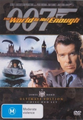 JAMES BOND 007 THE WORLD IS NOT ENOUGH DVD NM