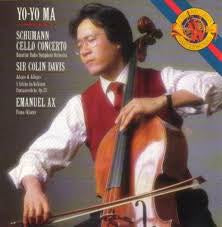 SCHUMANN-CELLO CONCERTO YO-YO MA COLIN DAVIS CD VG