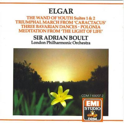 ELGAR-THE WAND OF YOUTH SUITES 1&2 BOULT CD VG