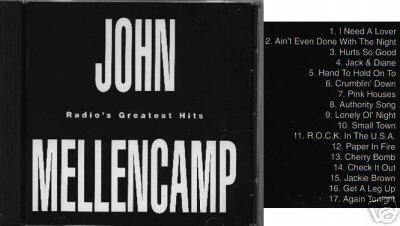 MELLENCAMP JOHN-RADIO'S GREATEST HITS CD VG