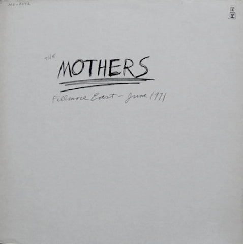 ZAPPA FRANK/MOTHER-FILLMORE EAST JUNE 1971 CD G